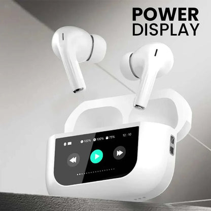 LED Smart Screen TWS Earbuds Wireless bluetooth Earphone LED Colorful Touch Screen Panoramic Surround Sound 48H
