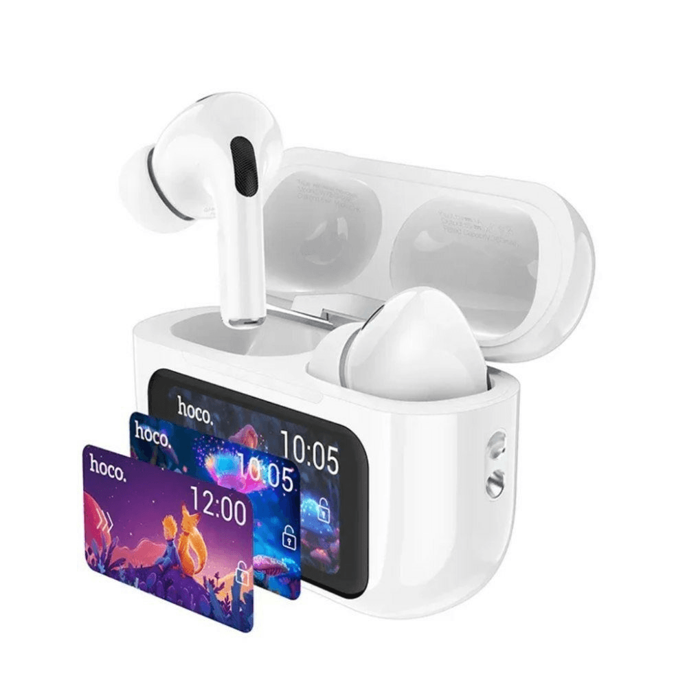 LED Smart Screen TWS Earbuds Wireless bluetooth Earphone LED Colorful Touch Screen Panoramic Surround Sound 48H